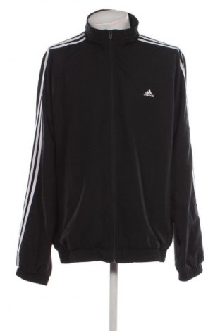 Ανδρική αθλητική ζακέτα Adidas, Μέγεθος XL, Χρώμα Μαύρο, Τιμή 29,99 €