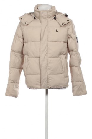 Herrenjacke Calvin Klein Jeans, Größe M, Farbe Beige, Preis 83,49 €