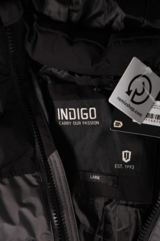 Ανδρικό μπουφάν Indigo, Μέγεθος L, Χρώμα Μαύρο, Τιμή 26,99 €