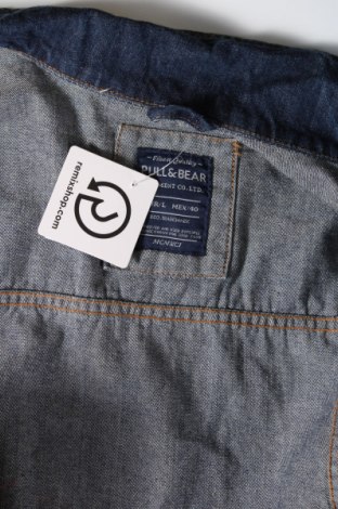 Geacă de bărbati Pull&Bear, Mărime L, Culoare Albastru, Preț 65,99 Lei