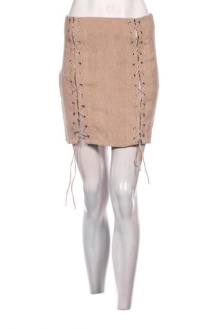 Rock Missguided, Größe S, Farbe Beige, Preis € 1,99