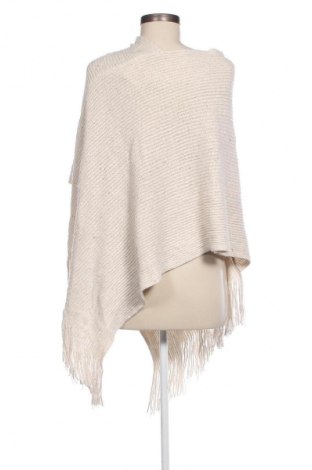 Poncho, Größe M, Farbe Ecru, Preis € 3,29