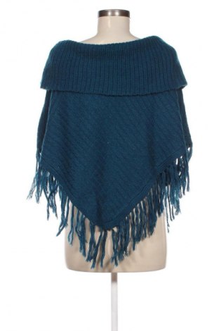 Poncho, Größe M, Farbe Blau, Preis 6,99 €