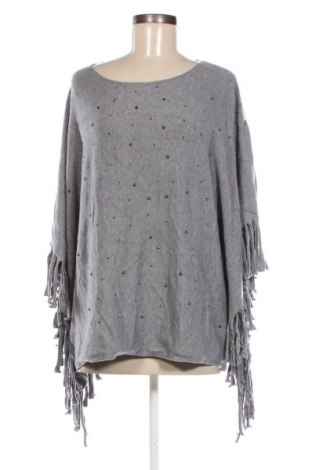 Poncho Just Woman, Größe L, Farbe Grau, Preis 7,99 €