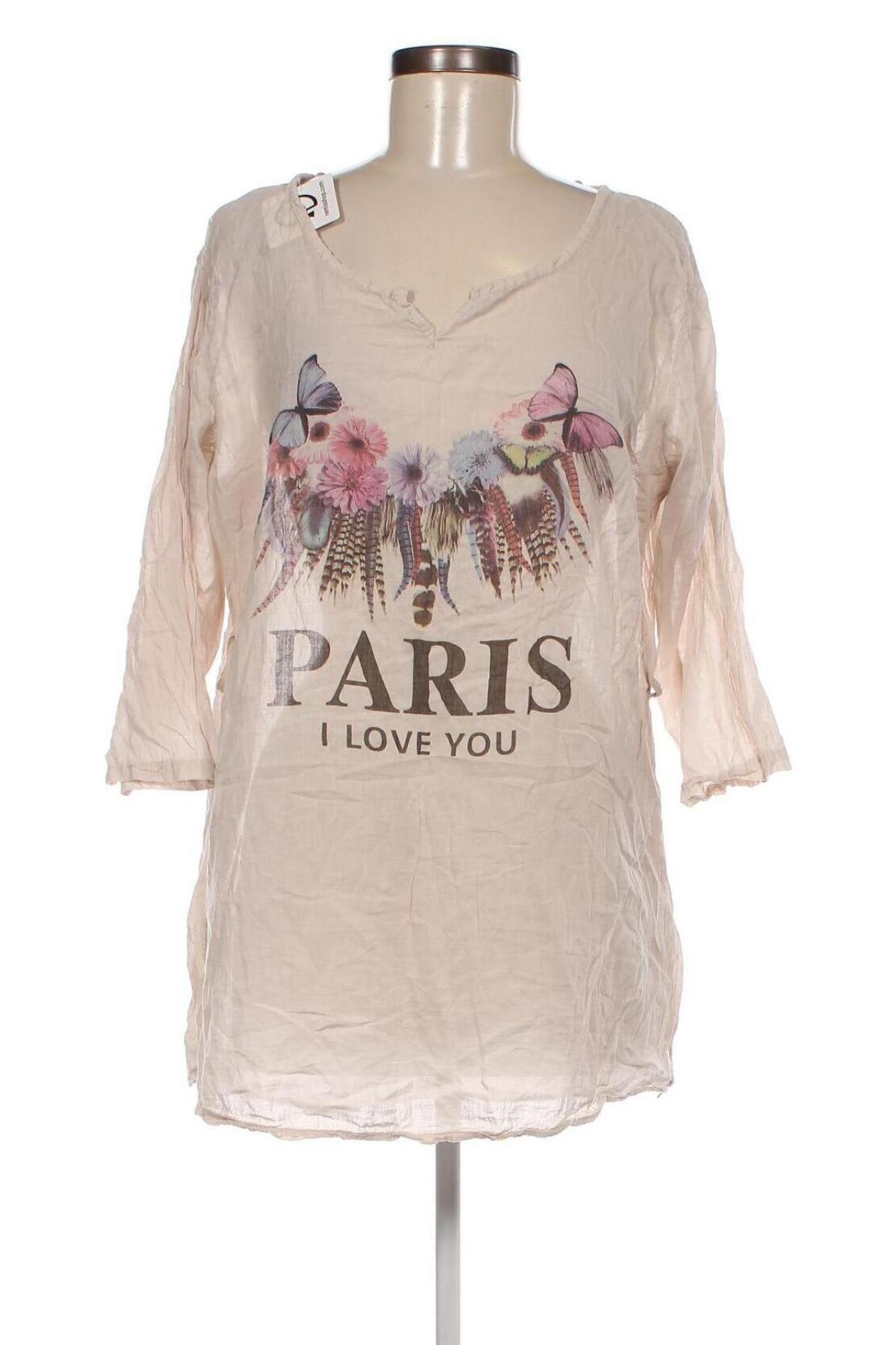 Damen Shirt, Größe M, Farbe Beige, Preis € 3,99