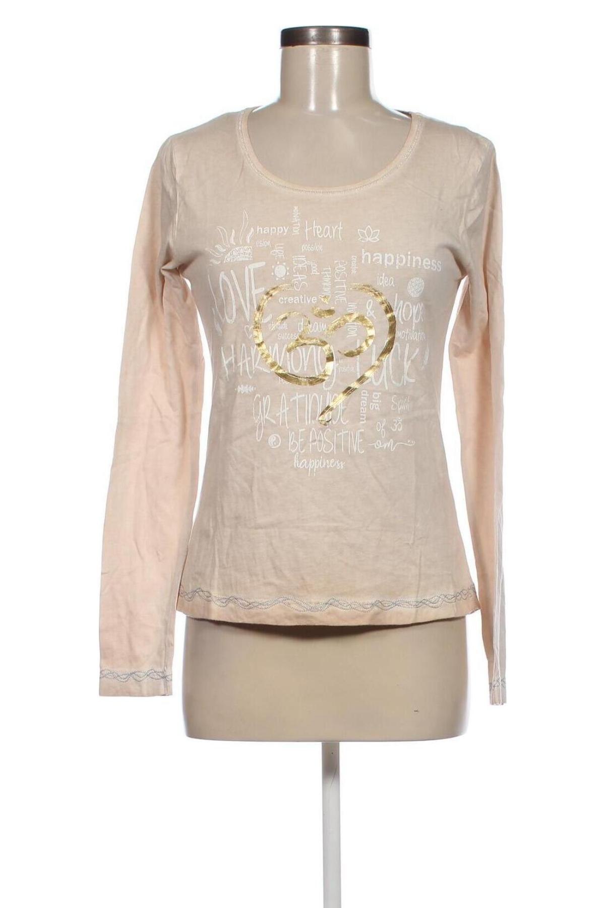 Damen Shirt, Größe S, Farbe Beige, Preis 3,99 €