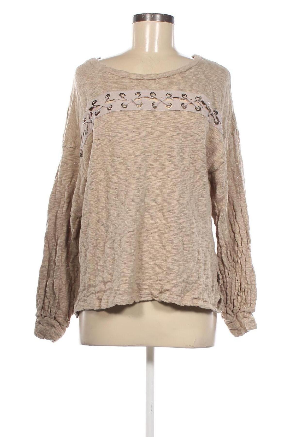 Damen Shirt, Größe L, Farbe Beige, Preis € 3,49