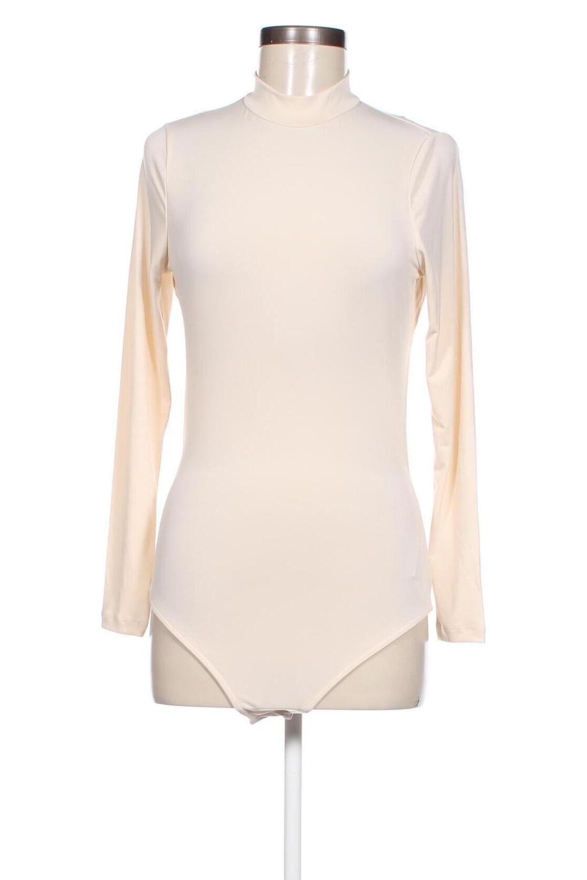 Damenbluse-Body Gina Tricot, Größe L, Farbe Beige, Preis € 5,99