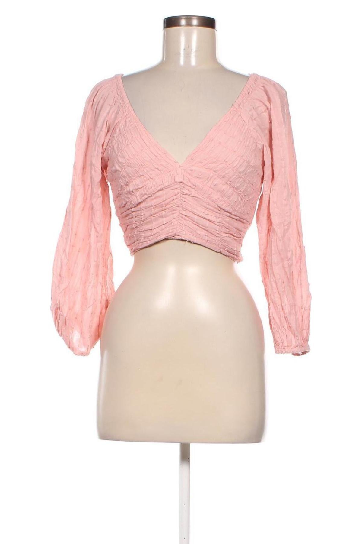 Damen Shirt Bershka, Größe S, Farbe Rosa, Preis 3,99 €