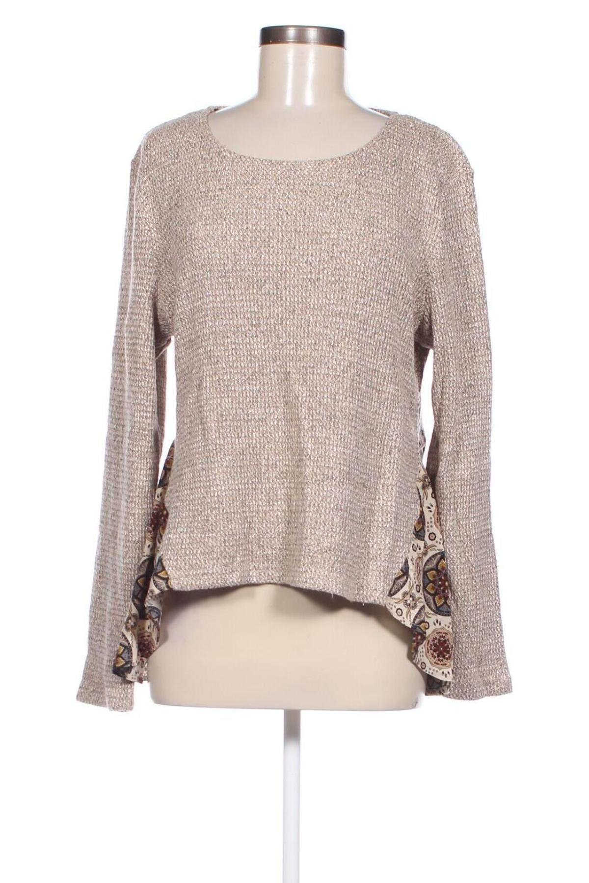 Damen Shirt Caroline Morgan, Größe XL, Farbe Beige, Preis 4,99 €