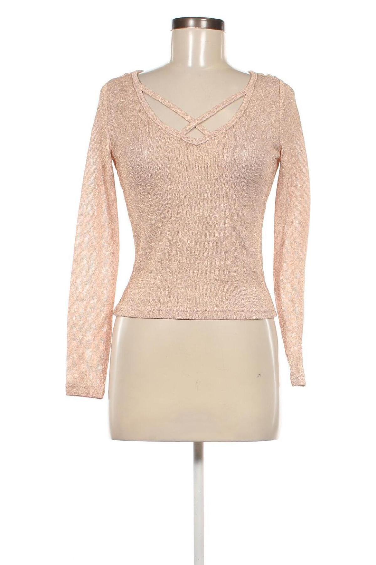 Damen Shirt H&M Divided, Größe S, Farbe Golden, Preis 3,99 €