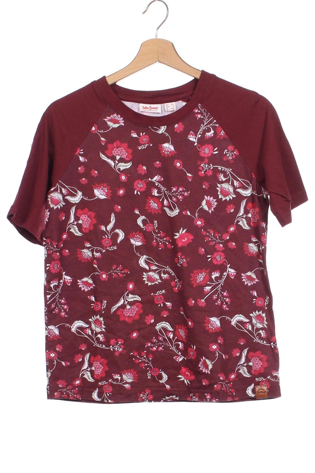 Damen Shirt John Baner, Größe XXS, Farbe Rot, Preis € 2,23