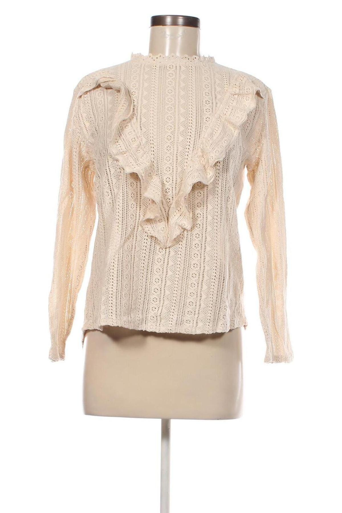 Damen Shirt KappAhl, Größe L, Farbe Beige, Preis 3,99 €