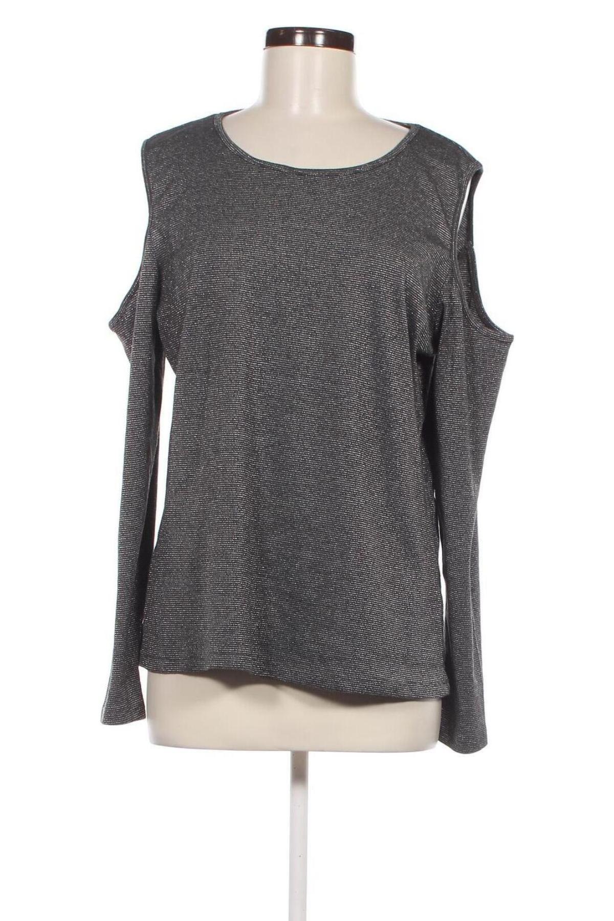 Damen Shirt Laura Torelli, Größe L, Farbe Grau, Preis 3,79 €