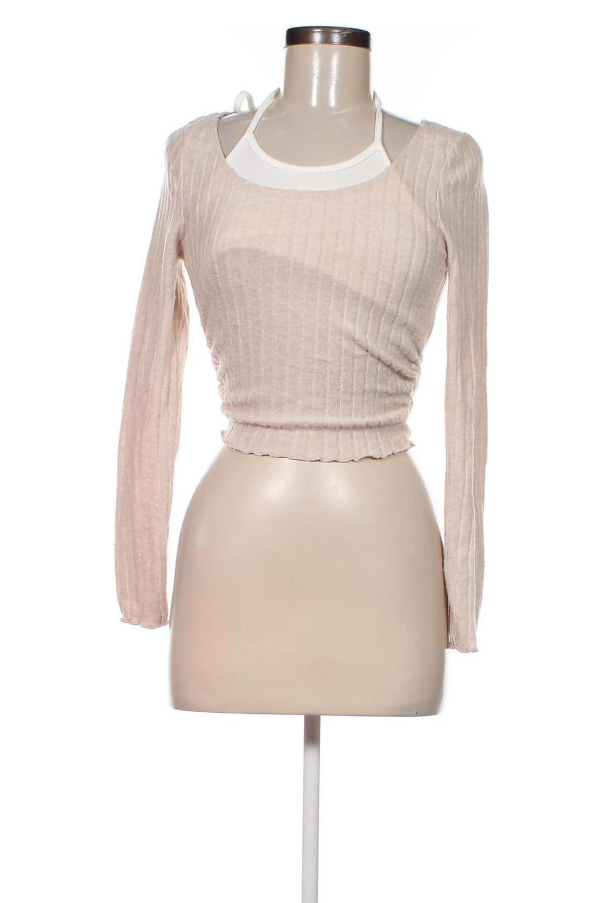 Damen Shirt SHEIN, Größe XS, Farbe Beige, Preis € 5,49