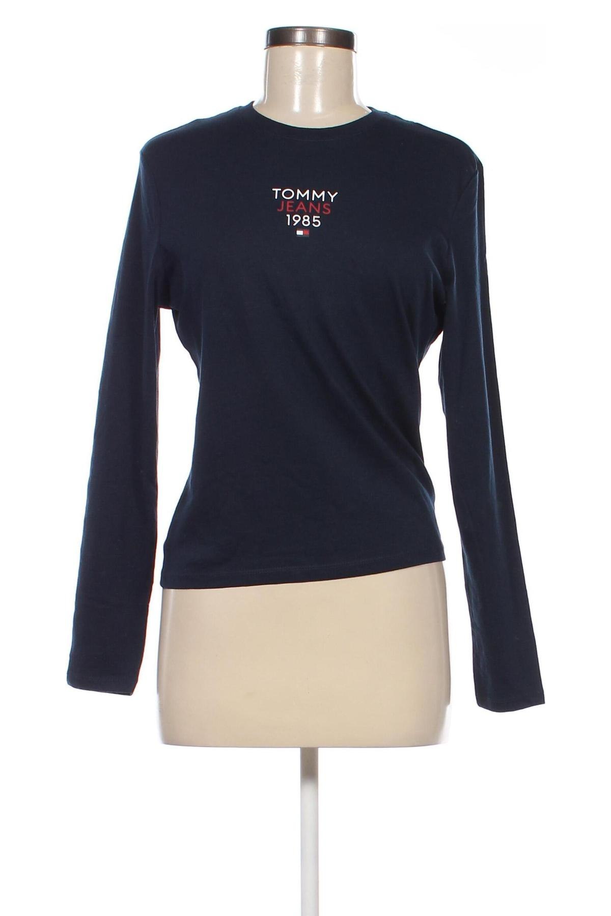 Bluză de femei Tommy Jeans, Mărime L, Culoare Albastru, Preț 513,16 Lei