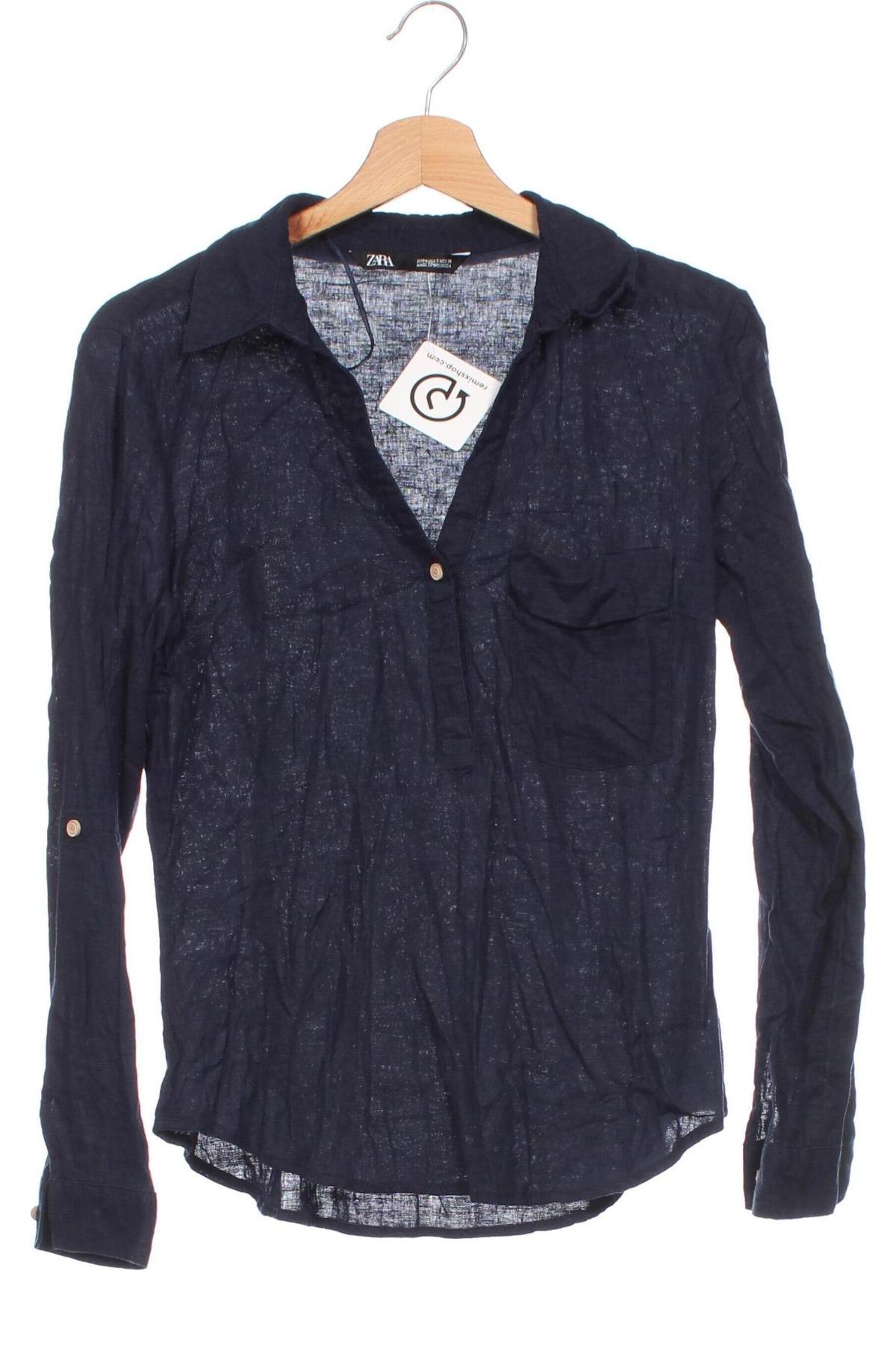 Damen Shirt Zara, Größe S, Farbe Blau, Preis € 6,99