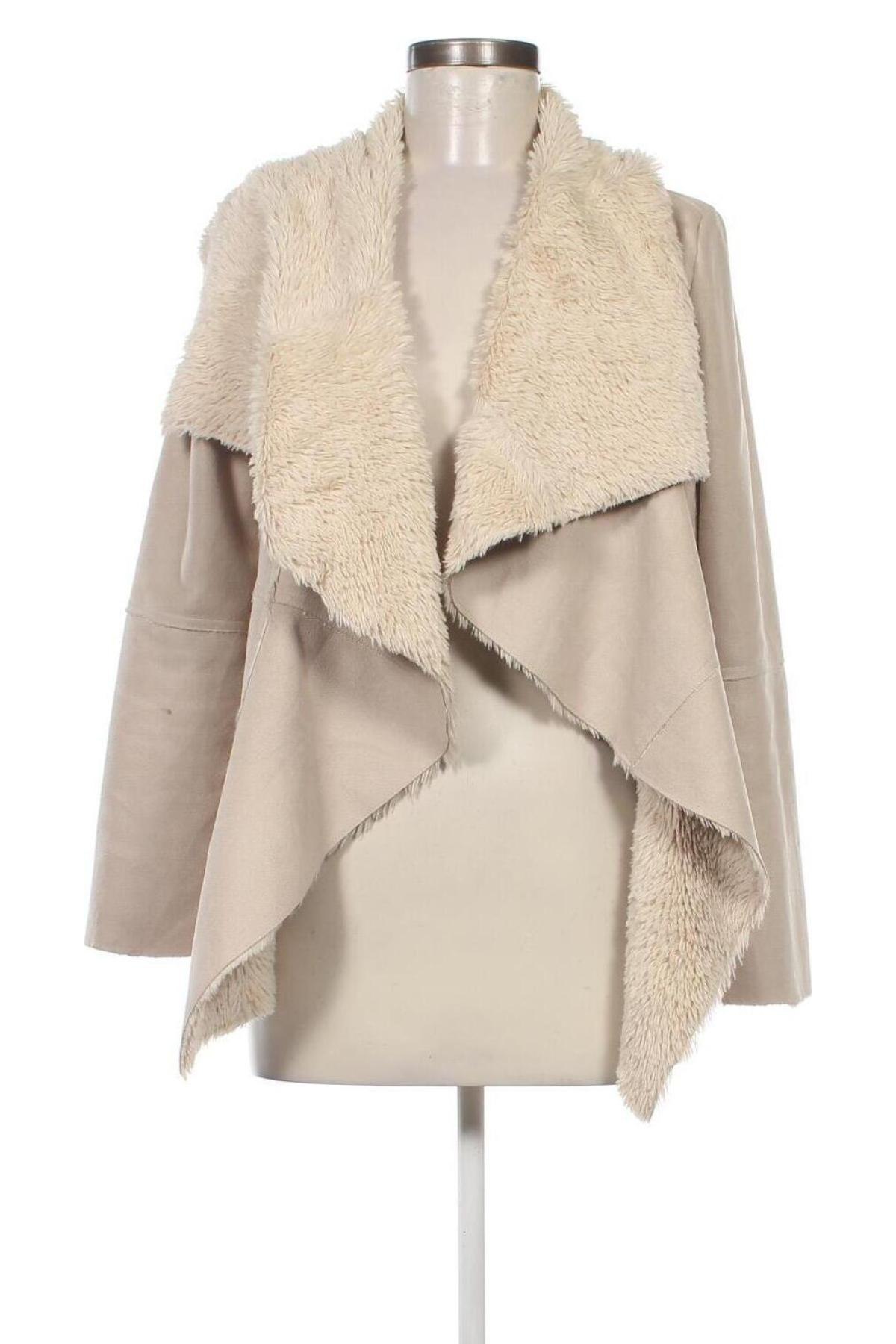 Damen Strickjacke Bershka, Größe M, Farbe Beige, Preis 9,99 €