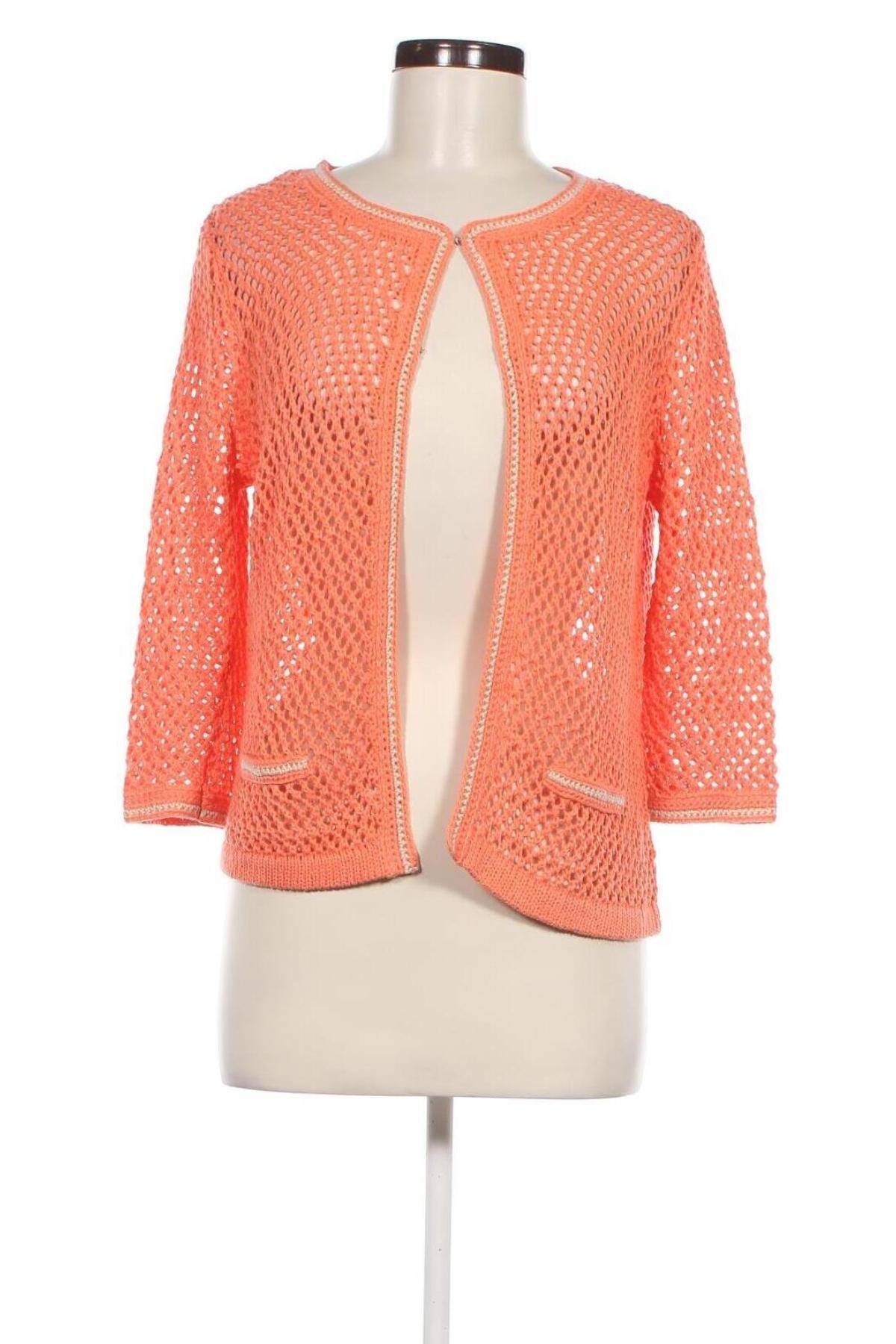 Damen Strickjacke Charles Vogele, Größe M, Farbe Orange, Preis € 3,99