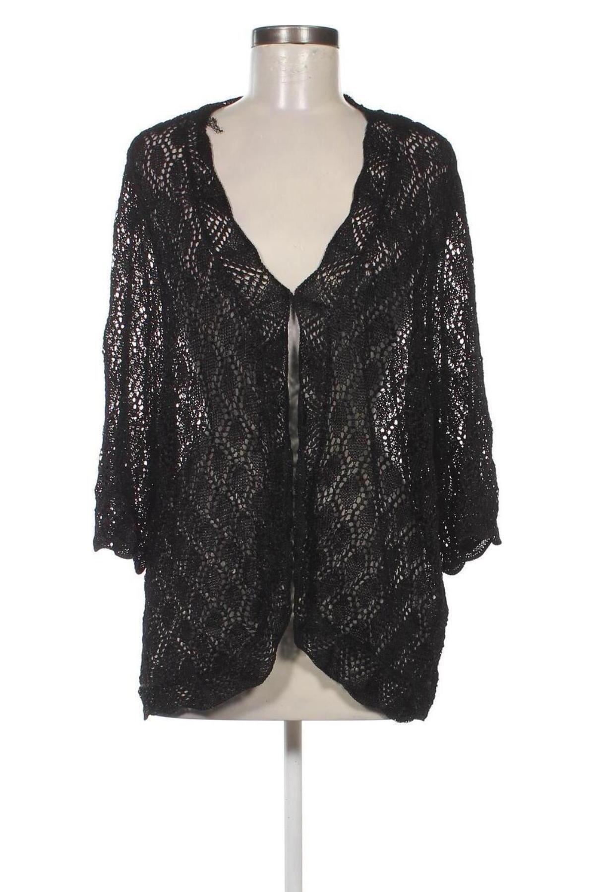 Cardigan de damă Evans, Mărime 4XL, Culoare Negru, Preț 122,99 Lei