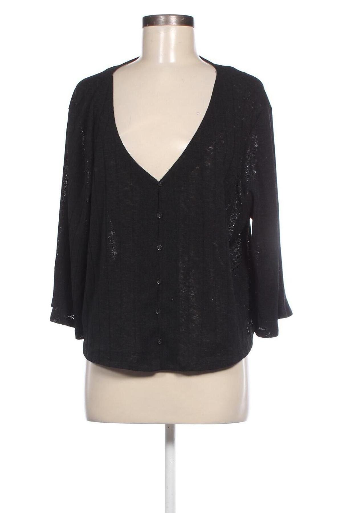 Cardigan de damă H&M, Mărime XL, Culoare Negru, Preț 22,99 Lei