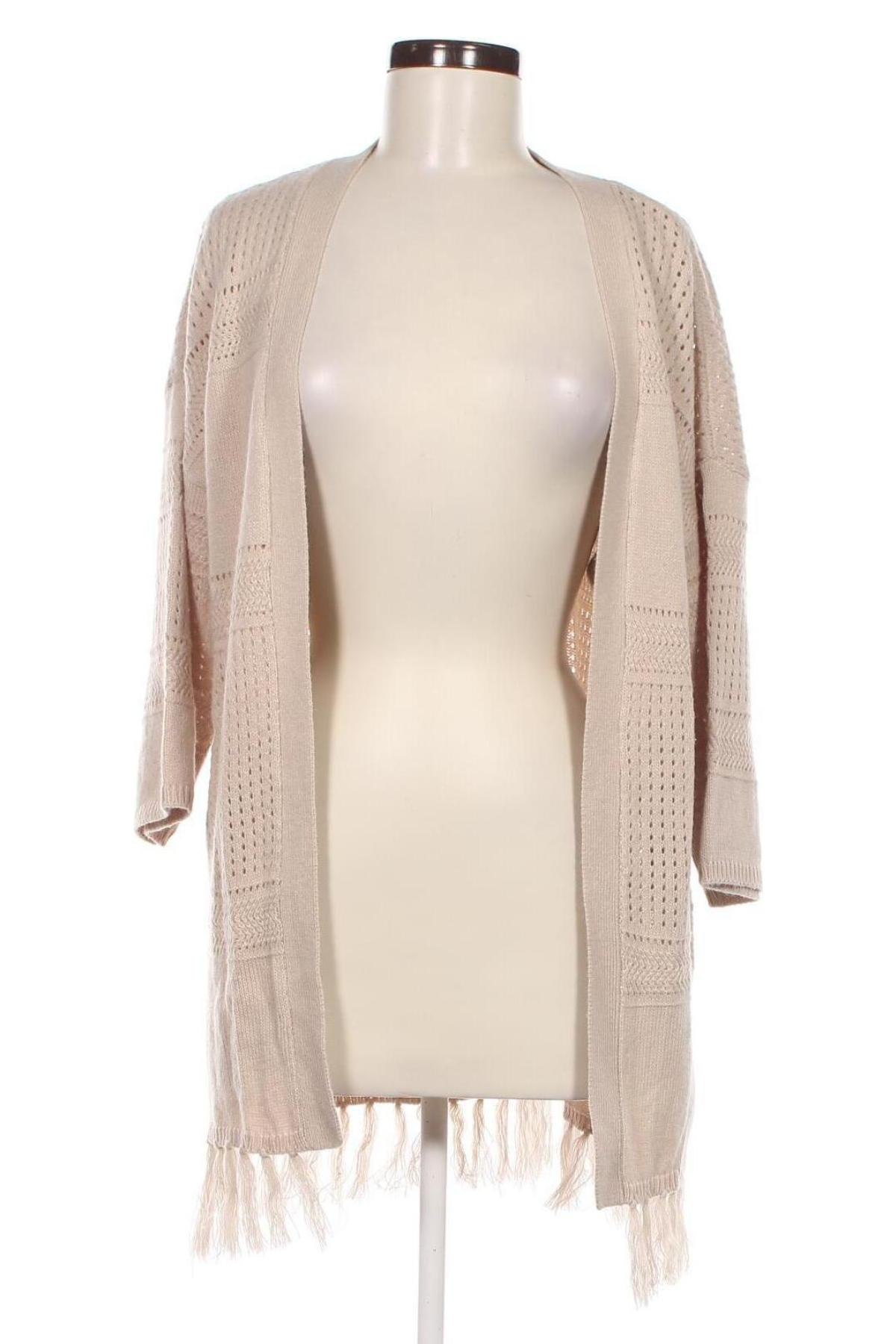 Damen Strickjacke Janina, Größe S, Farbe Beige, Preis € 6,49