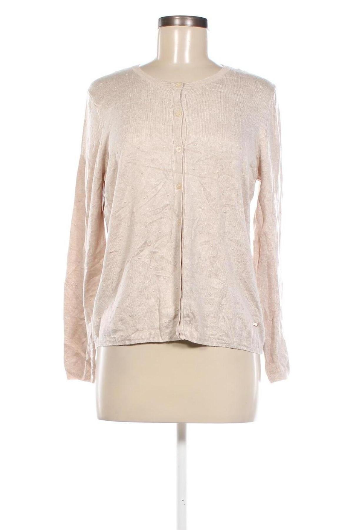 Damen Strickjacke Mango, Größe L, Farbe Beige, Preis 4,99 €