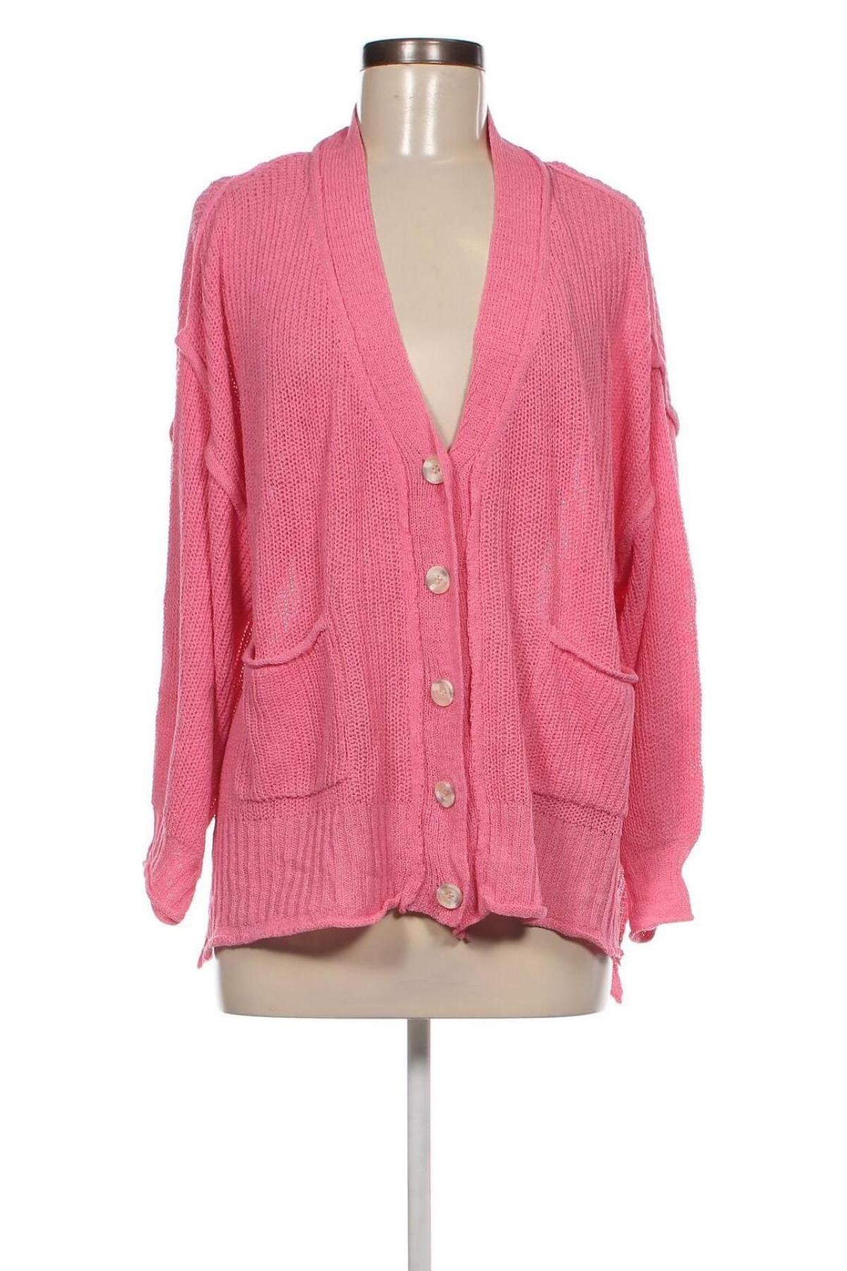 Damen Strickjacke POL, Größe L, Farbe Rosa, Preis € 6,99