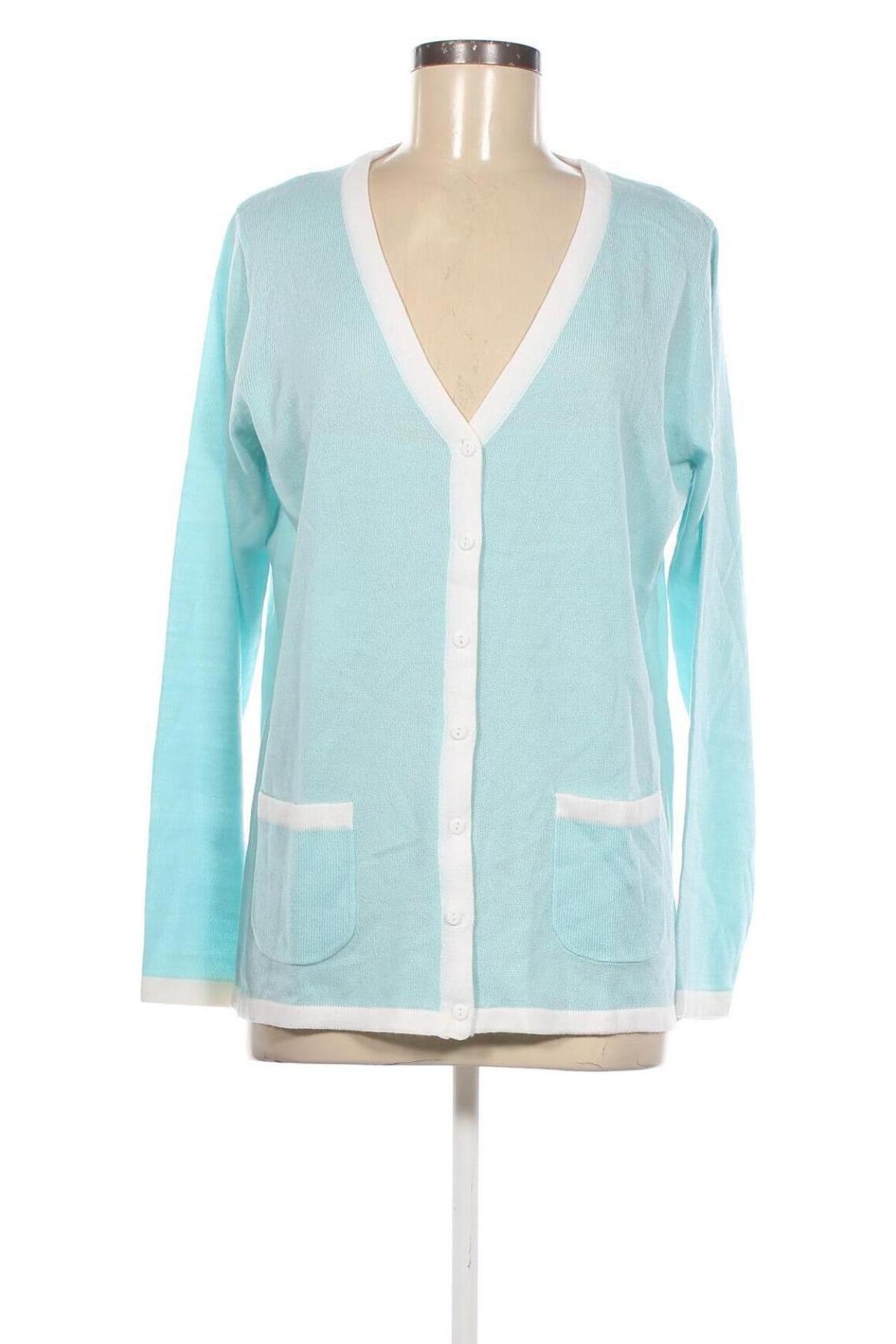 Damen Strickjacke Paola, Größe L, Farbe Blau, Preis 6,99 €