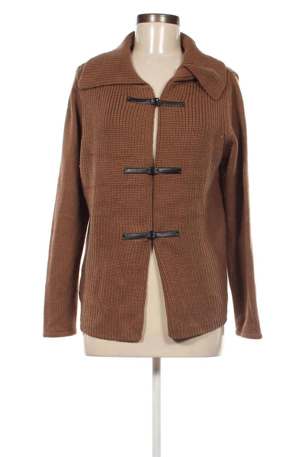 Damen Strickjacke Poools, Größe M, Farbe Beige, Preis 9,99 €