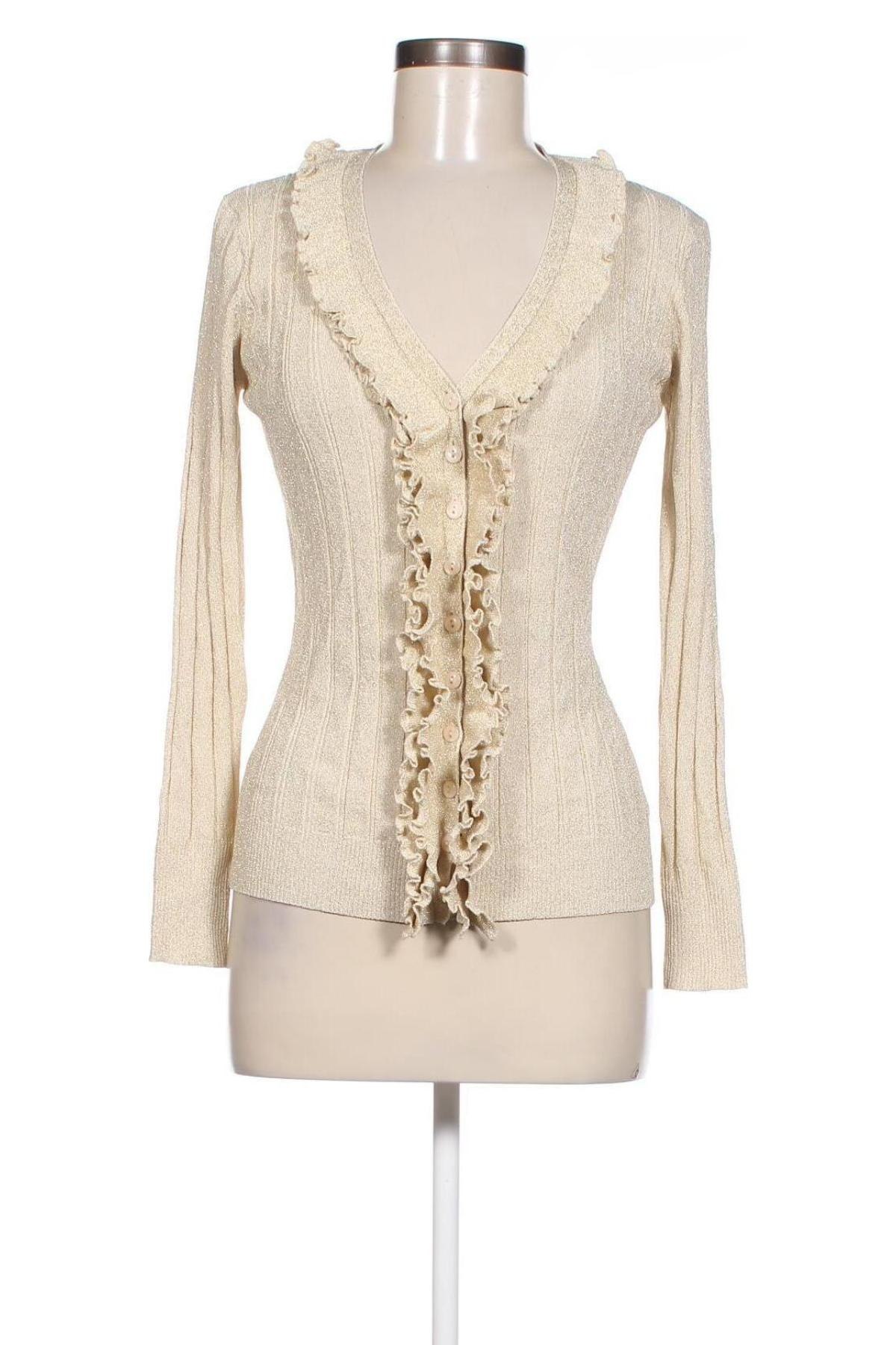 Cardigan de damă Sharon Young, Mărime XS, Culoare Auriu, Preț 13,99 Lei