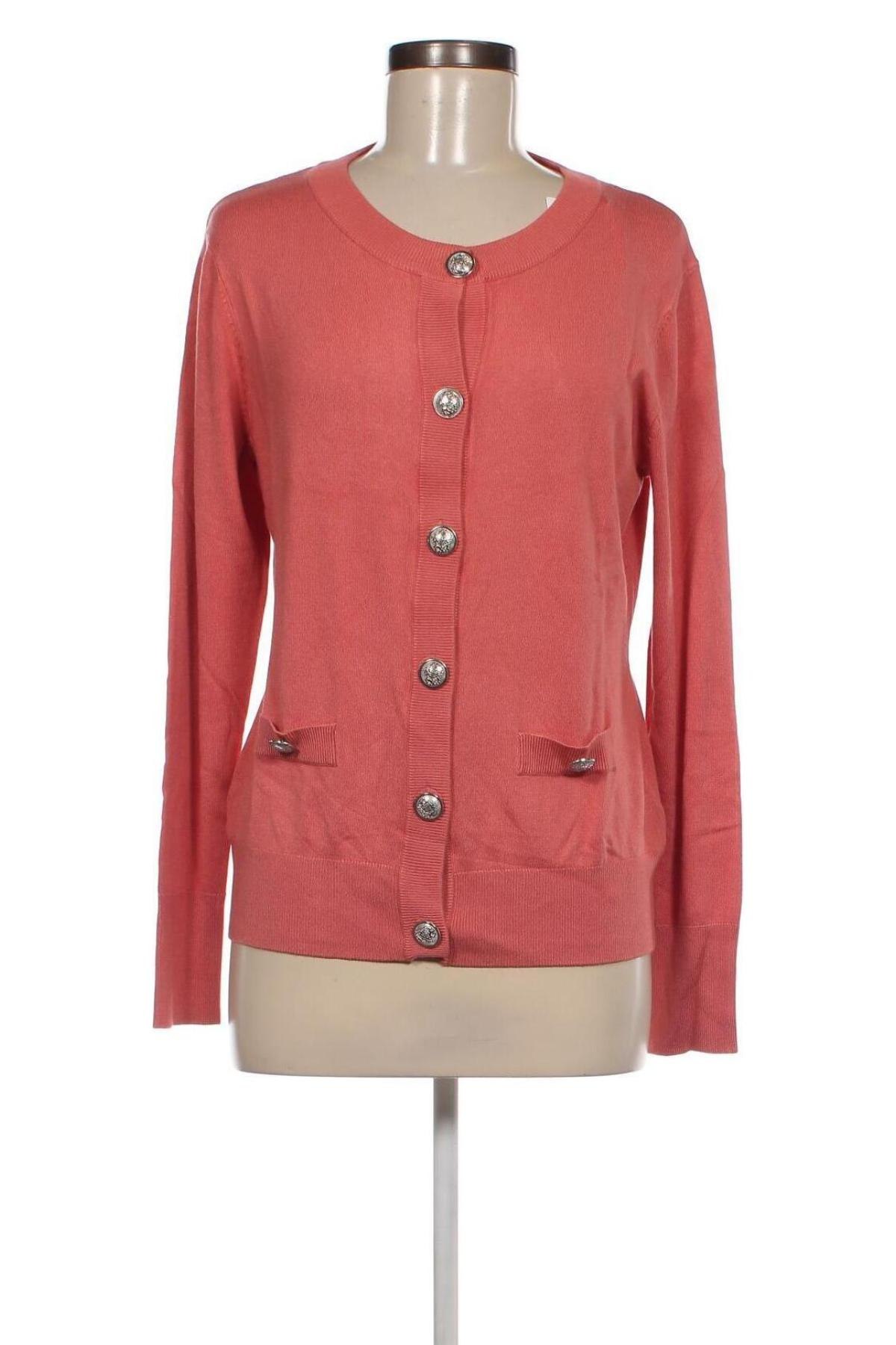 Damen Strickjacke Vivance, Größe M, Farbe Rosa, Preis 9,49 €