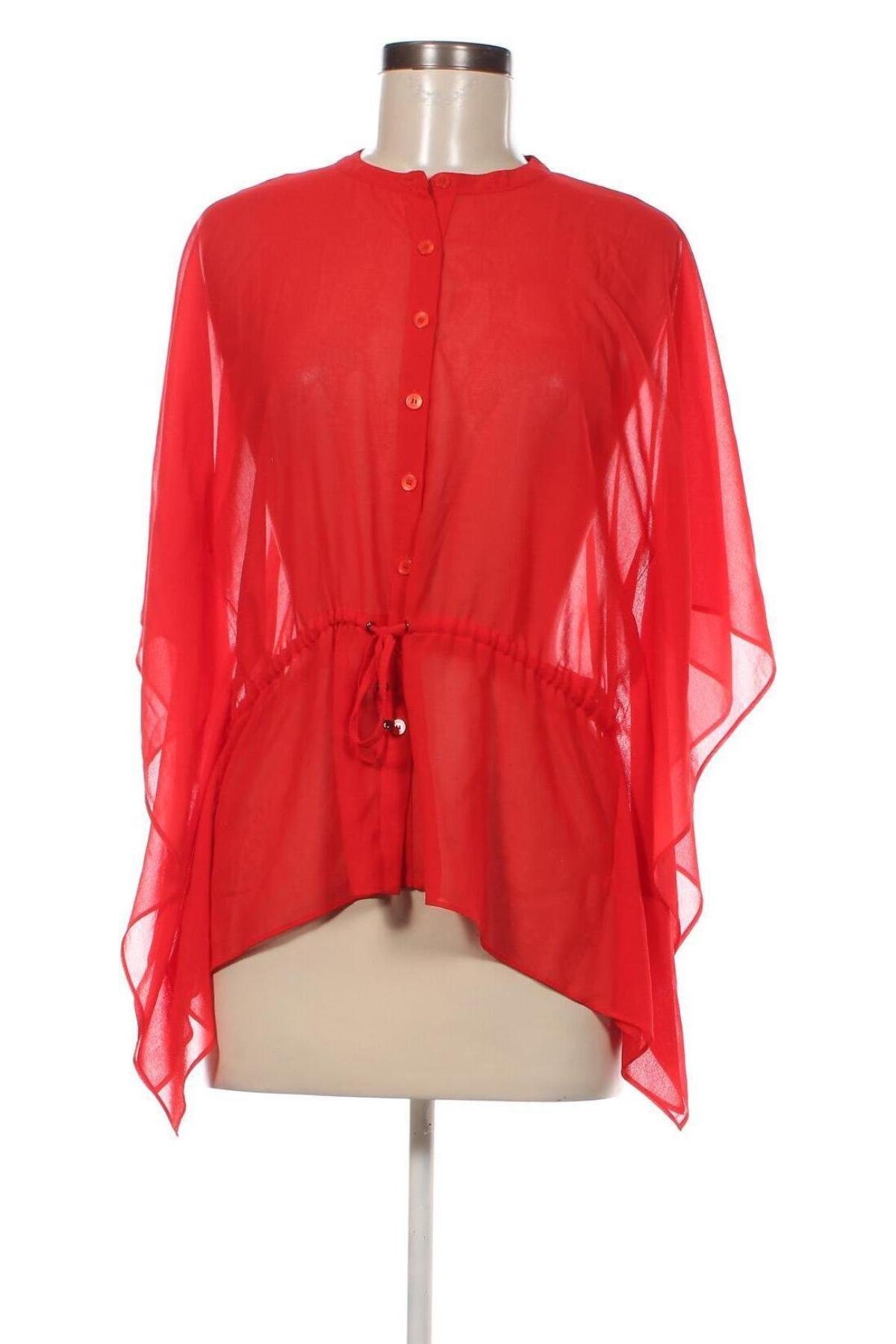 Damenbluse Catherine Malandrino, Größe XS, Farbe Rot, Preis 23,99 €