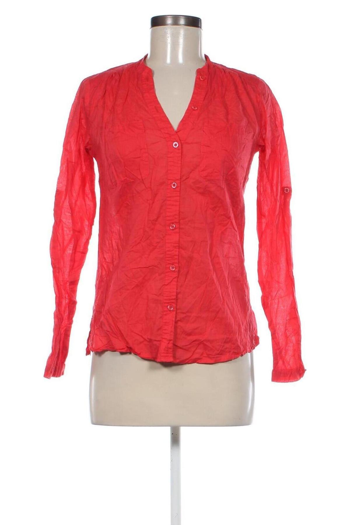 Damenbluse Hallhuber, Größe XS, Farbe Rot, Preis € 5,49