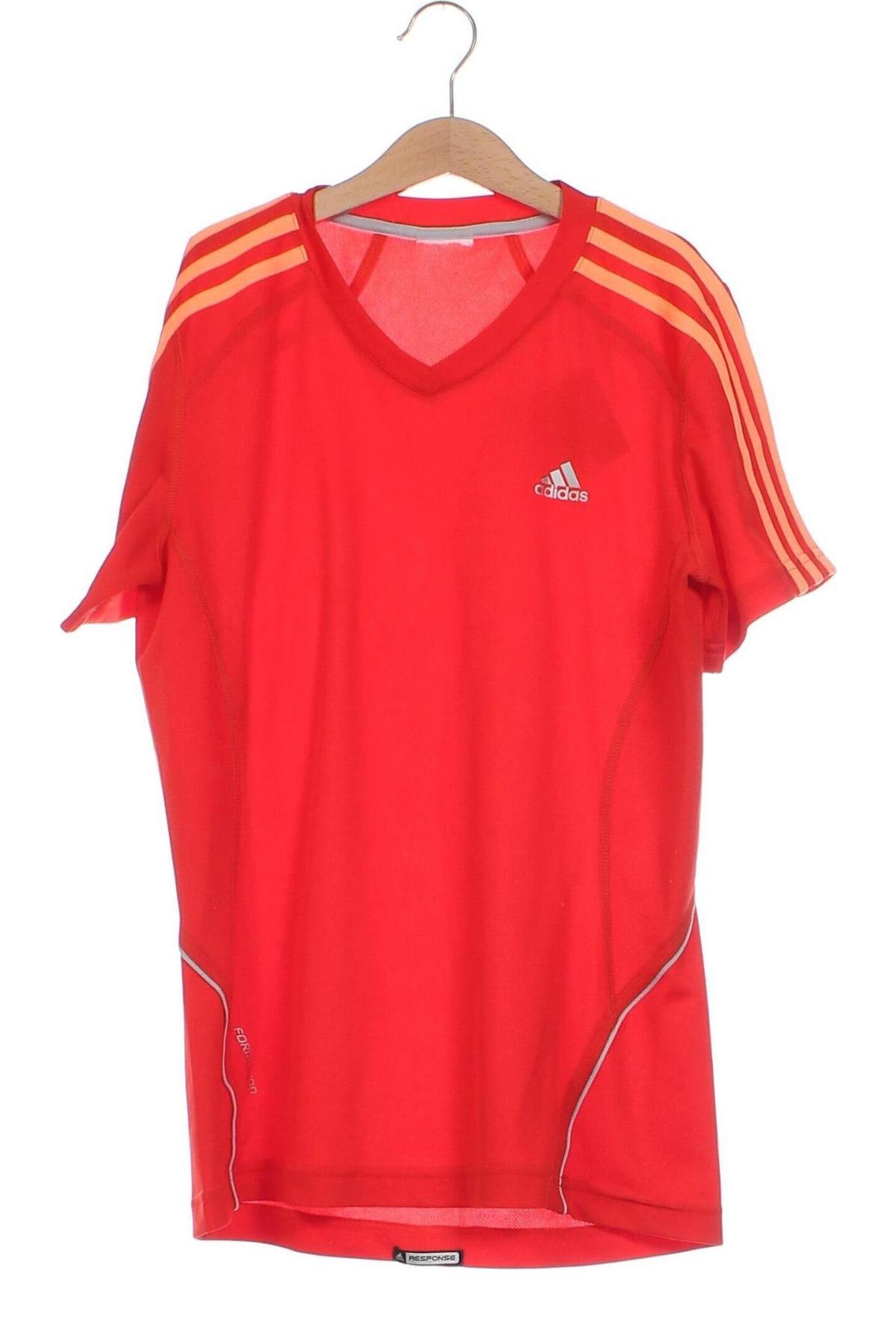 Damen T-Shirt Adidas, Größe XS, Farbe Rot, Preis € 2,99