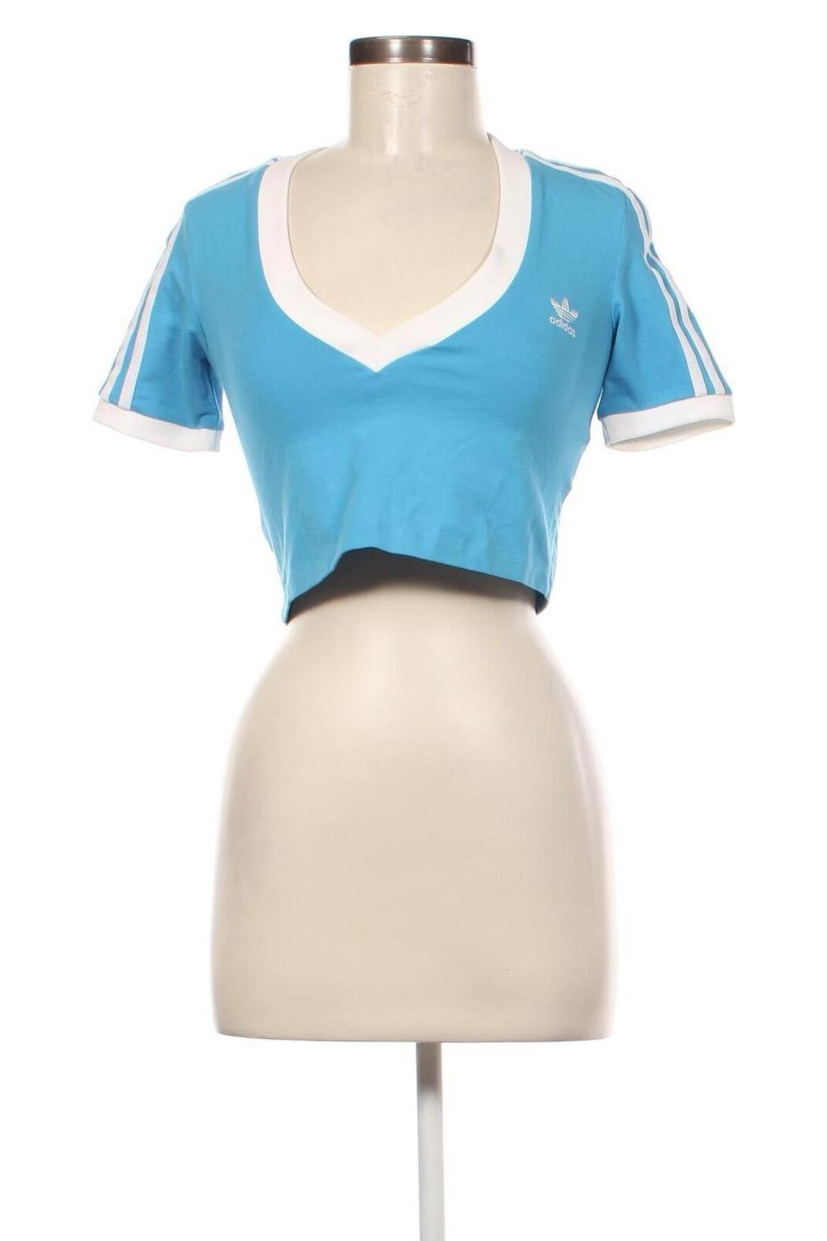 Damen T-Shirt Adidas Originals, Größe XXS, Farbe Blau, Preis € 9,99