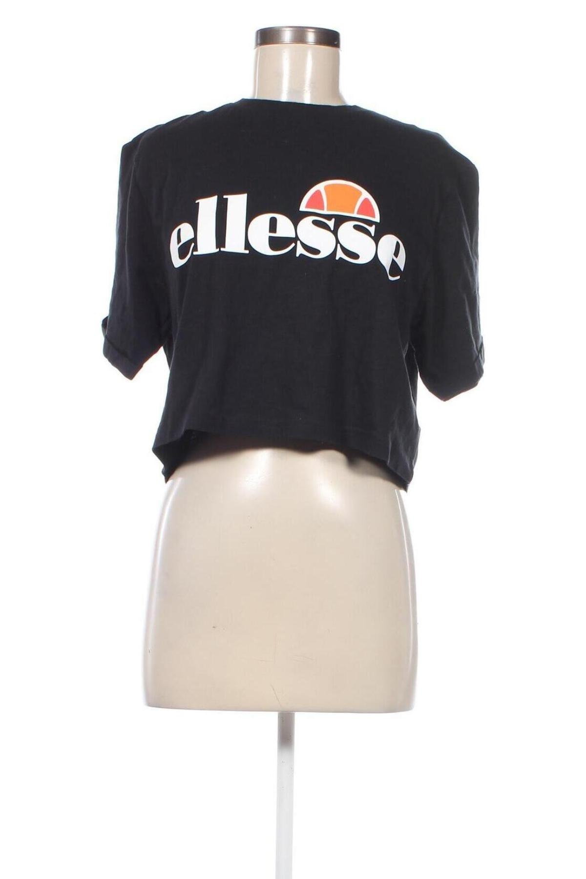 Γυναικείο t-shirt Ellesse, Μέγεθος M, Χρώμα Μαύρο, Τιμή 21,38 €