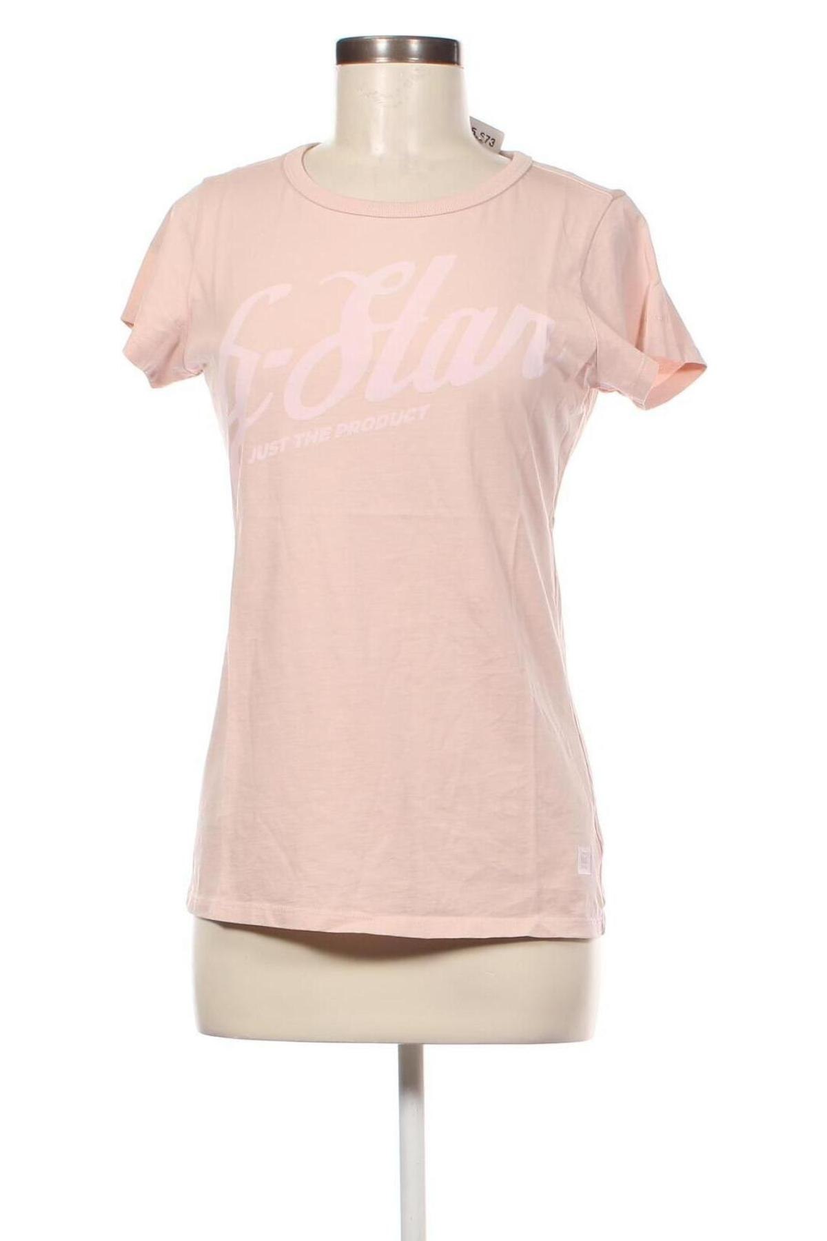 Damen T-Shirt G-Star Raw, Größe M, Farbe Rosa, Preis 22,29 €