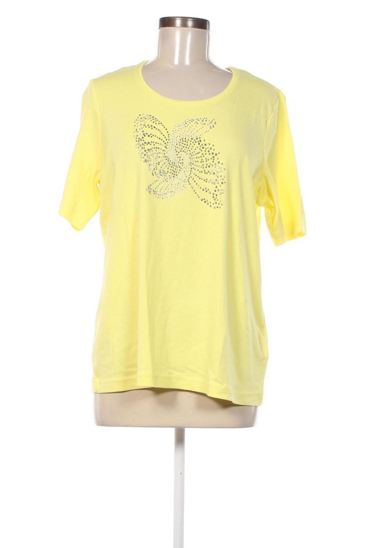 Damski T-shirt Gerry Weber, Rozmiar XL, Kolor Żółty, Cena 103,99 zł