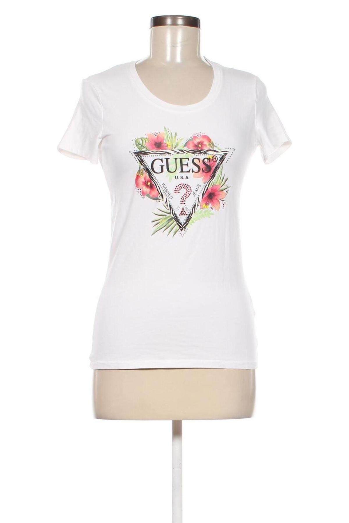 Dámske tričko Guess, Veľkosť M, Farba Biela, Cena  30,83 €