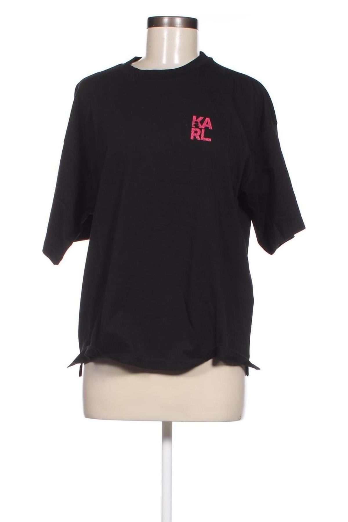 Tricou de femei Karl Lagerfeld, Mărime L, Culoare Negru, Preț 417,76 Lei