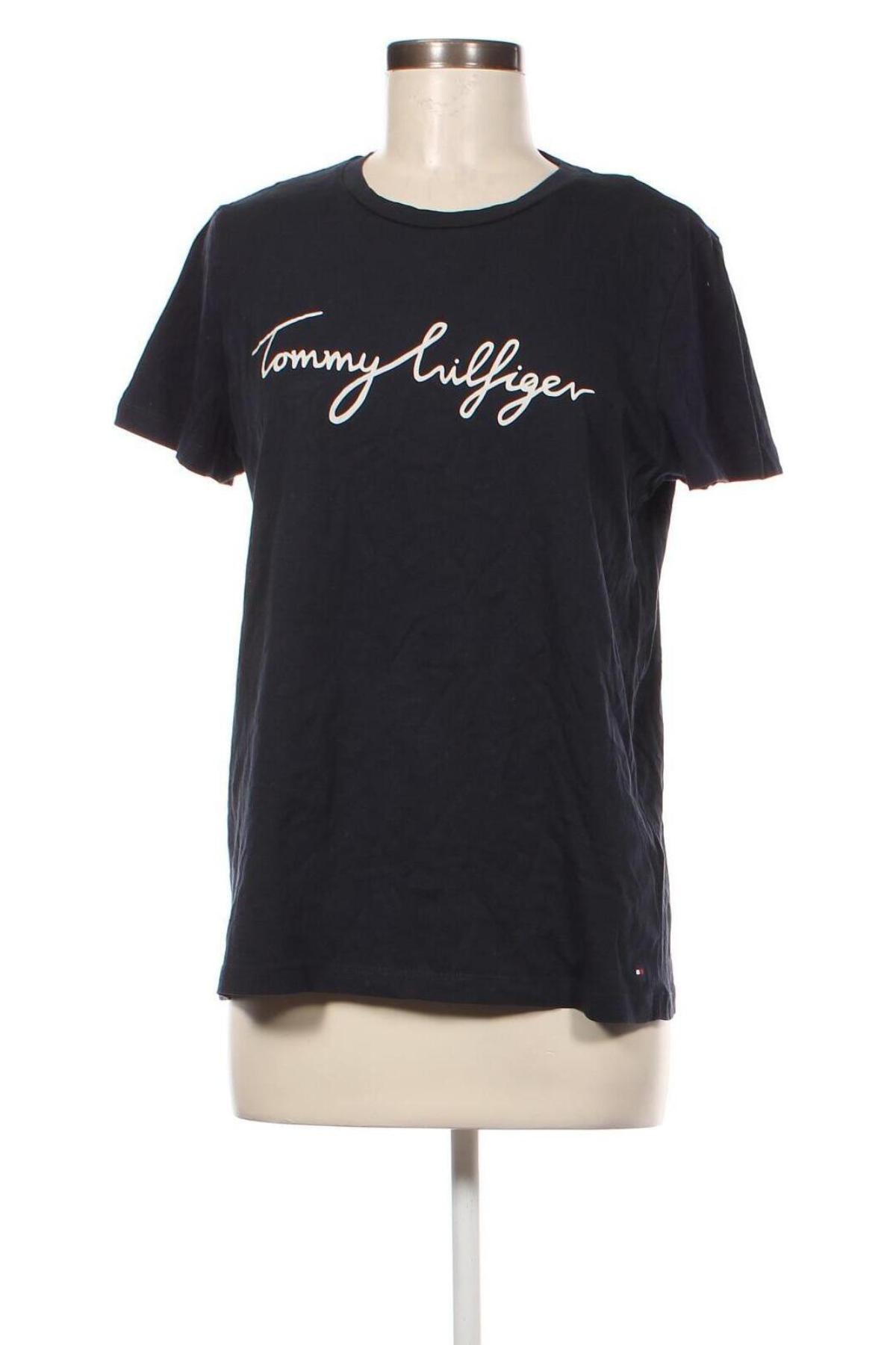 Tricou de femei Tommy Hilfiger, Mărime L, Culoare Albastru, Preț 164,99 Lei