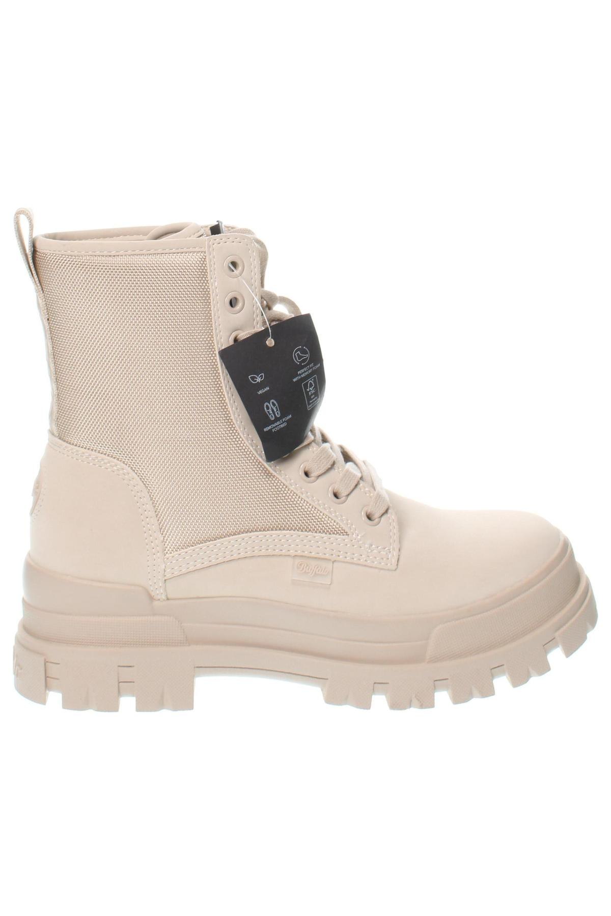 Damen Stiefeletten Buffalo, Größe 41, Farbe Beige, Preis € 40,79