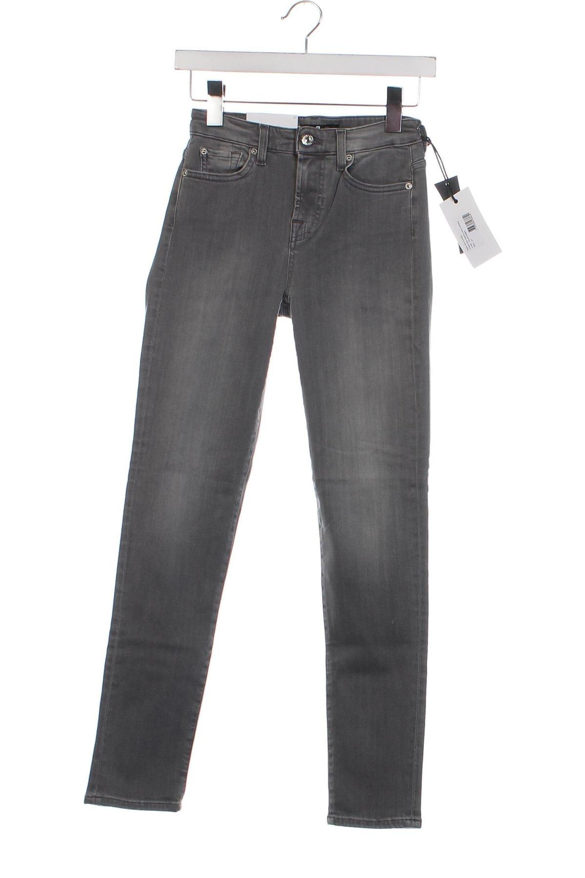 Damskie jeansy 7 For All Mankind, Rozmiar XXS, Kolor Szary, Cena 449,99 zł