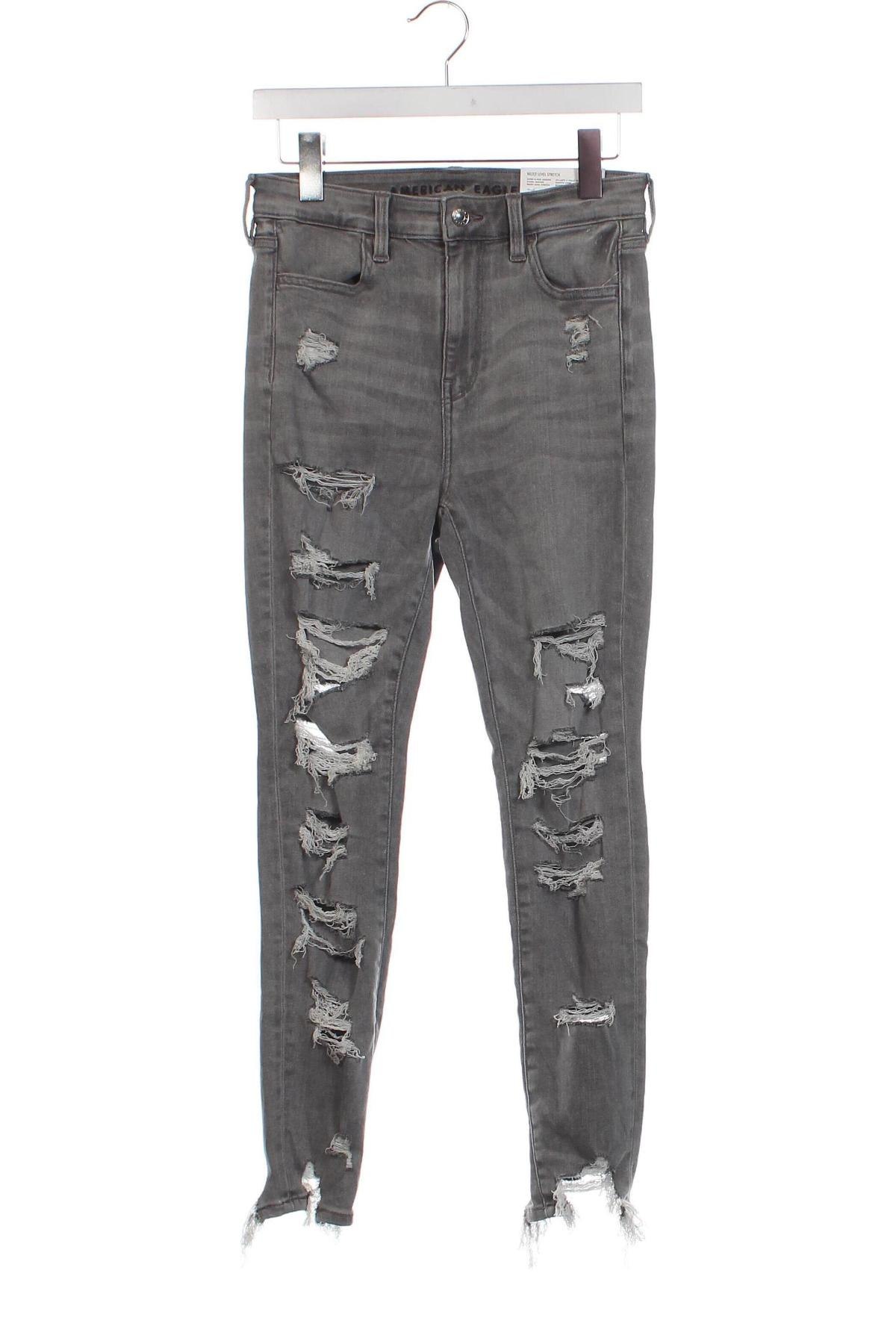 Damskie jeansy American Eagle, Rozmiar M, Kolor Szary, Cena 79,99 zł