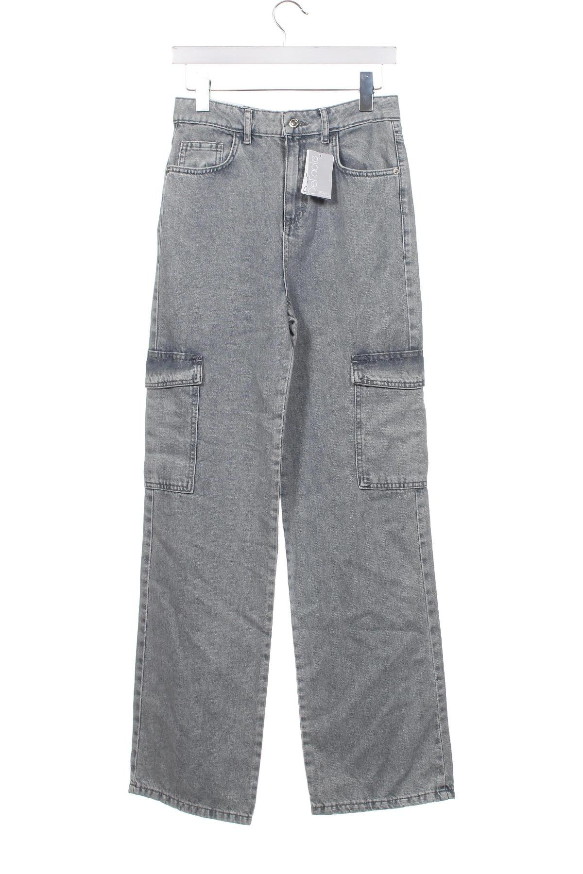 Damen Jeans Defacto, Größe XS, Farbe Grau, Preis 6,49 €