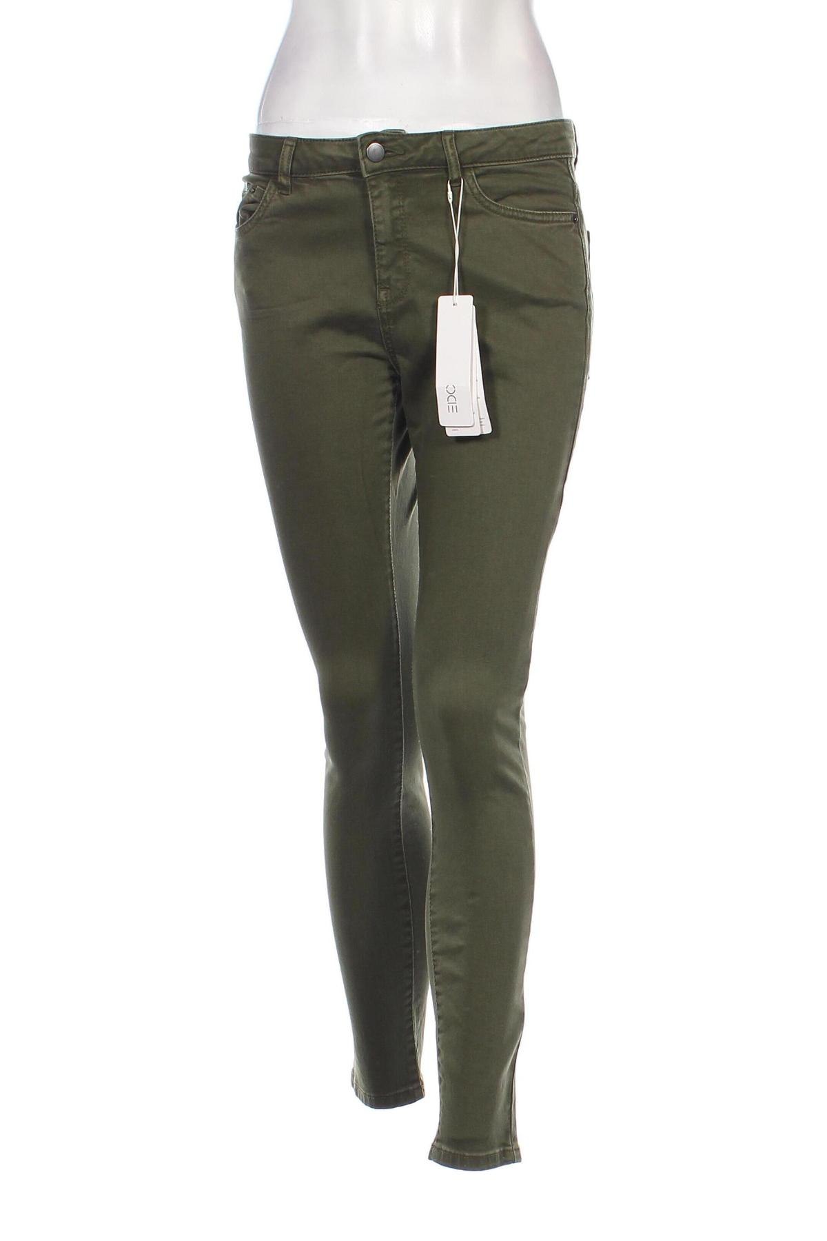 Blugi de femei Edc By Esprit, Mărime S, Culoare Verde, Preț 91,99 Lei