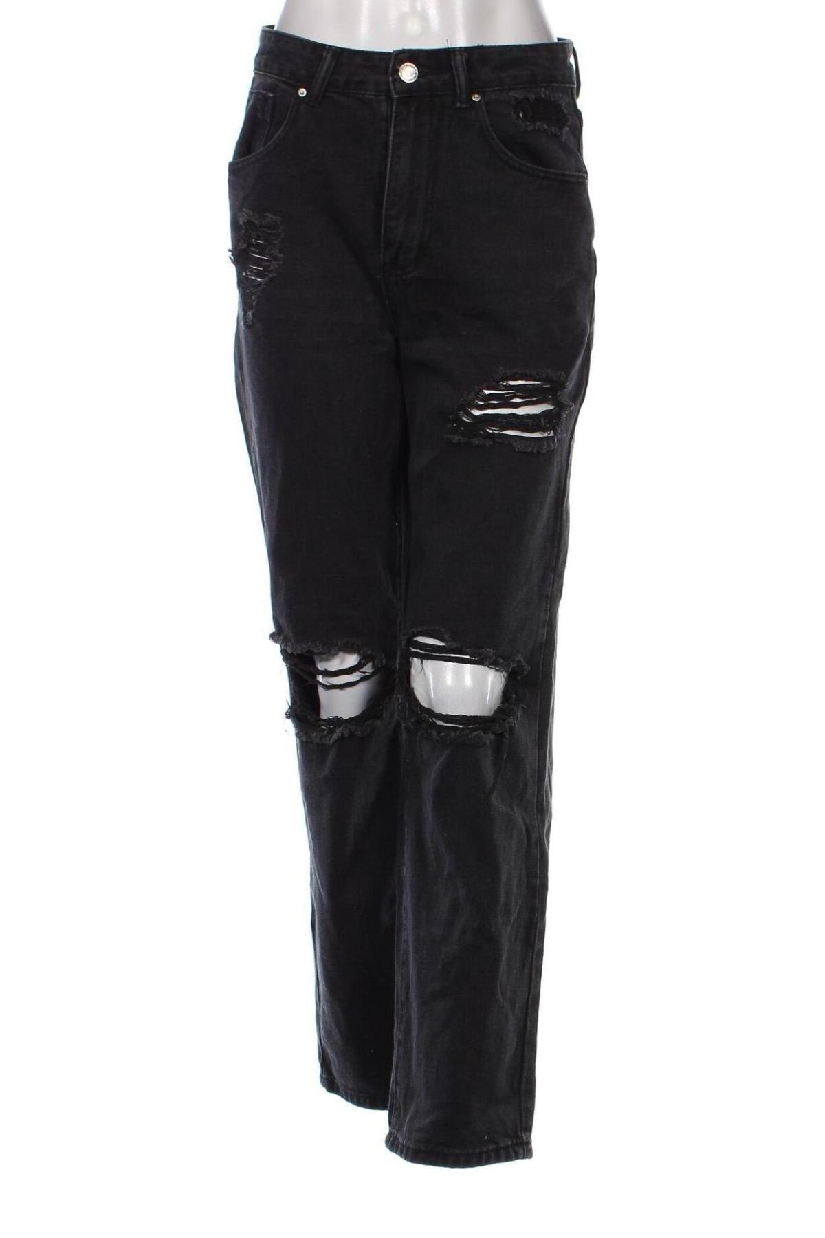 Blugi de femei Fashion Jeans, Mărime M, Culoare Negru, Preț 28,99 Lei