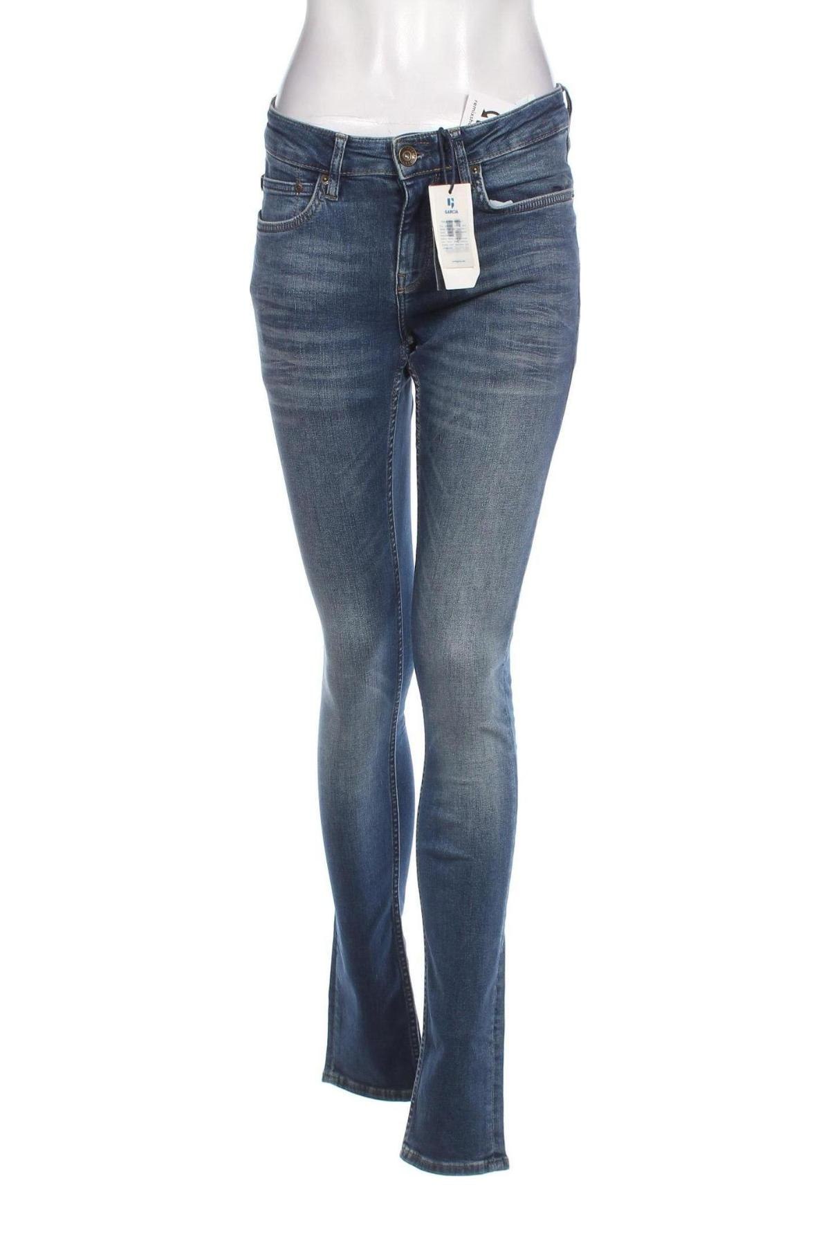 Dámske džínsy  Garcia Jeans, Veľkosť M, Farba Modrá, Cena  13,95 €