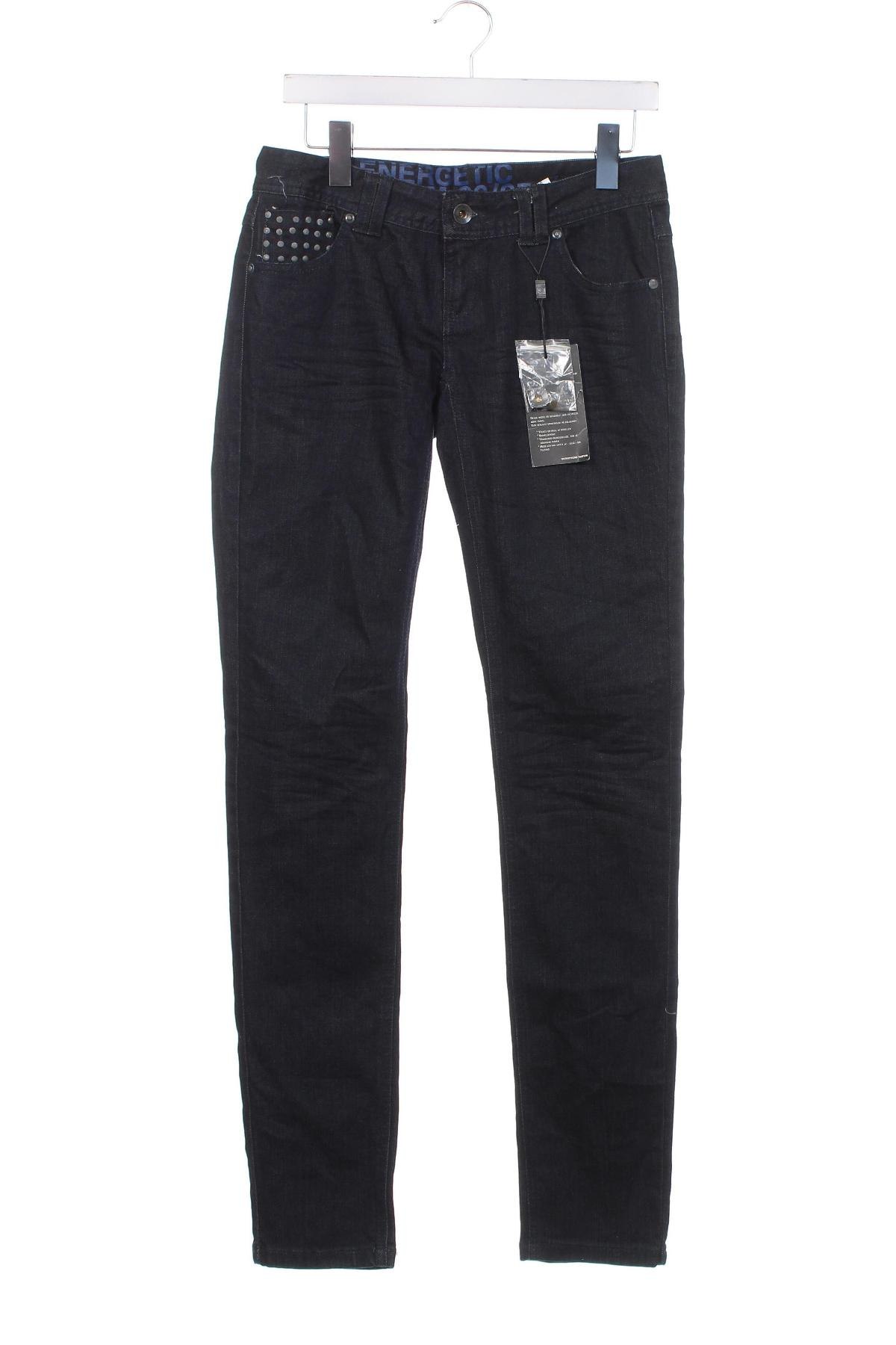 Damskie jeansy Outfitters Nation, Rozmiar XS, Kolor Niebieski, Cena 26,99 zł